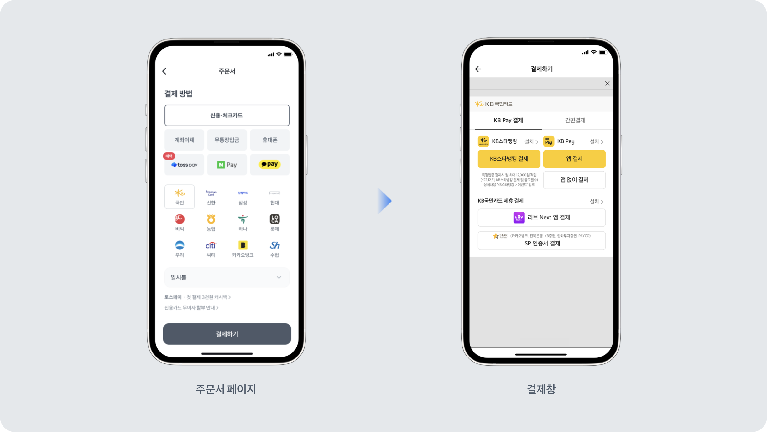 자체창(허브형) 화면